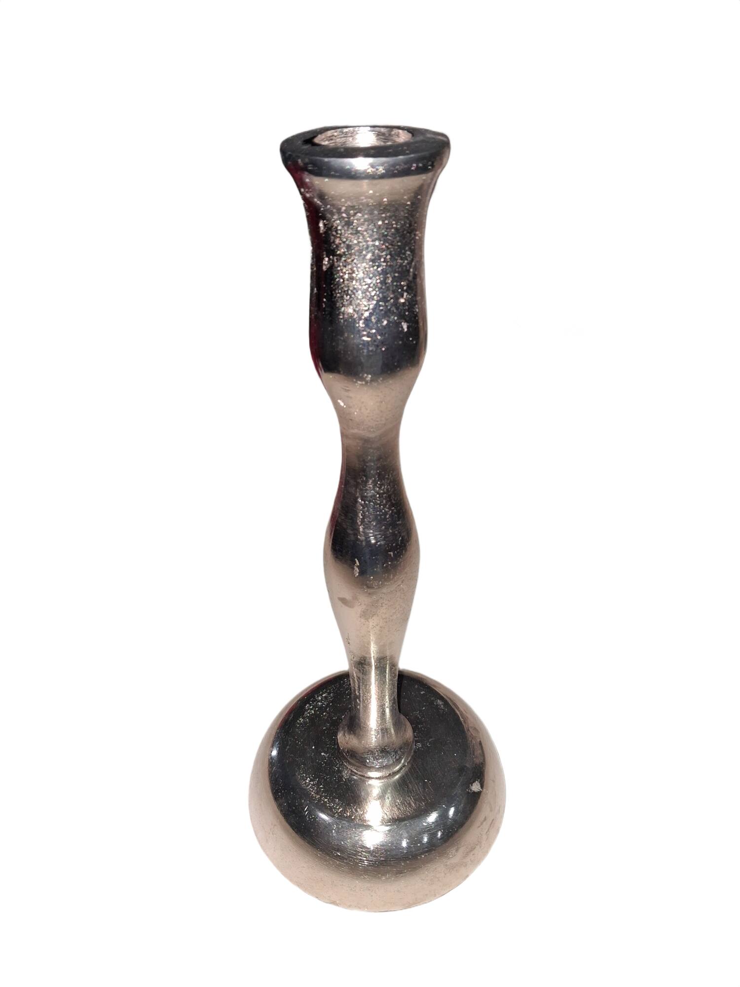 Silver Aluminum Taper Candle Holder by Ashland